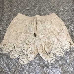 Lace shorts